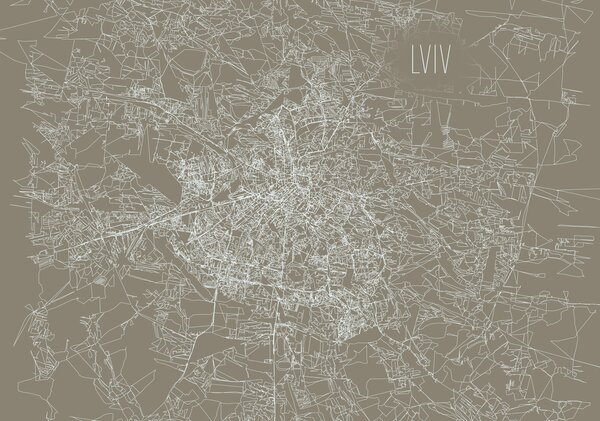 Fototapeta Mapa miasta, Popularna Fototapeta, Popularna Fototapeta, w01023v1 - Muralas.pl
