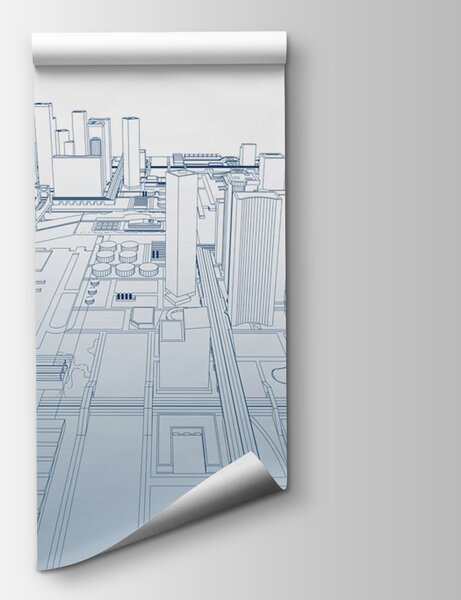Fototapeta Plan miasta, Fototapety miasta na ścianie, Popularne Fototapety, w01026v1 - Tapeko.pl