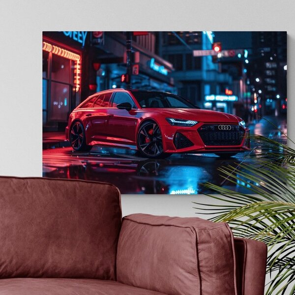Obraz czerwone Audi - RS6 Legacy Edition