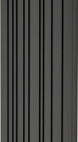 Kinkiet zewnętrzny LED Melira Lucande, czarny, aluminium, nowoczesny