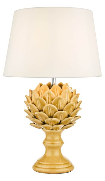 Lampa Stołowa Violetta Table Lamp Yellow Ceramic Base Only