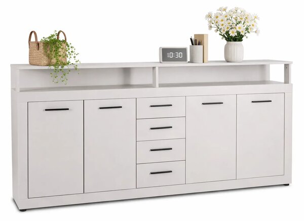 Kaszmirowa komoda z 4 szufladami 190cm A9-S24