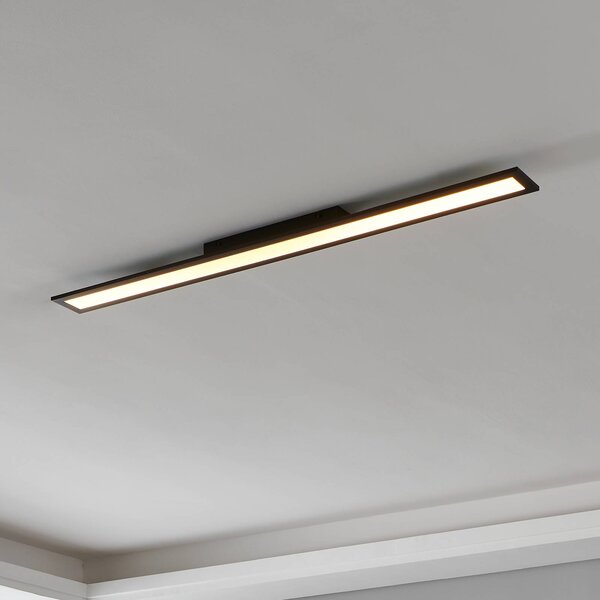 EGLO connect Inteligentna lampa sufitowa Salobrena-Z, możliwość ściemniania, czarny, salon / jadalnia, aluminium, nowoczesny