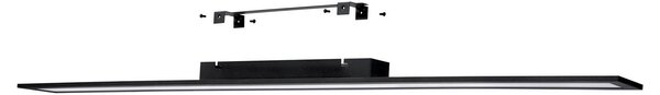 EGLO connect Inteligentna lampa sufitowa Salobrena-Z, możliwość ściemniania, czarny, salon / jadalnia, aluminium, nowoczesny