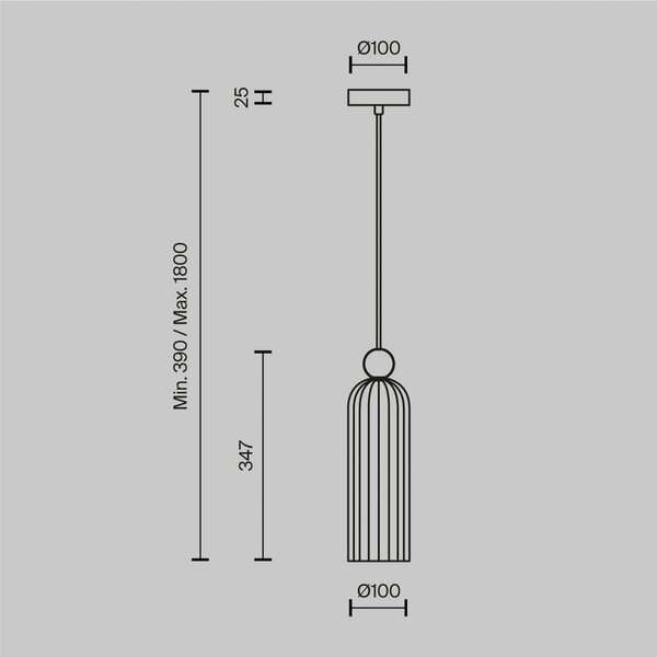 Maytoni Lampa wisząca szklana Antic, możliwość ściemniania, mosiężny / złoty, salon / jadalnia, szkło, nowoczesny
