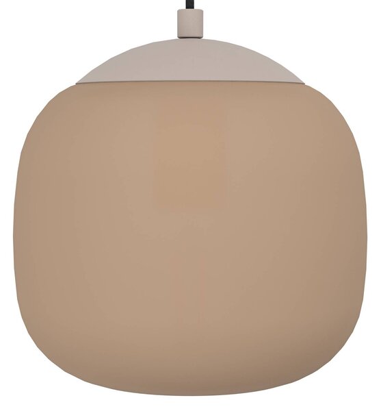 EGLO Lampa wisząca szklana Cominio, możliwość ściemniania, kremowy / amber, salon / jadalnia, szkło