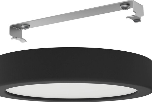 EGLO Lampa sufitowa LED Fueva 5 IP44 3000K czarna Ø16cm