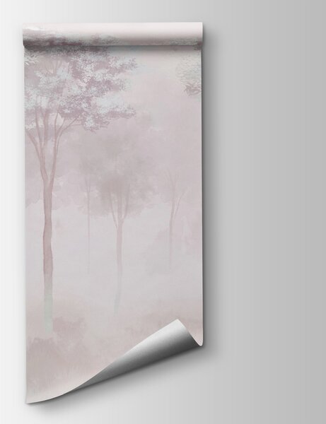 Fototapeta Mglisty las z drzewami, Fototapety Natura, Popularne Fototapety, w01599v1 - Tapeko.pl