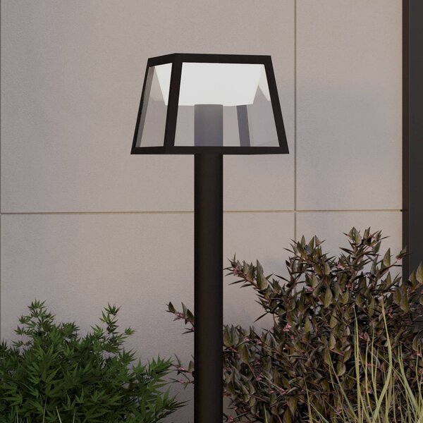 EGLO Słupek oświetleniowy LED Altilia, wysokość 106 cm, czarny, czujnik Altilia, czarny, tworzywo sztuczne, nowoczesny