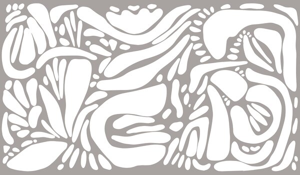 Fototapeta Biało-szary wzór, Fototapety Natura, Popularne Fototapety, w01623v4 - Tapeko.pl