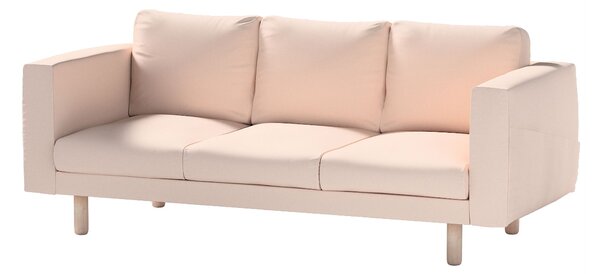 Pokrowiec na sofę Norsborg 3-osobową kolor różowy tkanina strukturalna