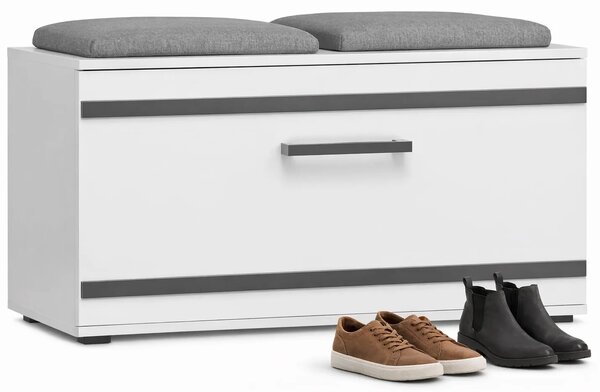 Szafka na buty do przedpokoju biel M9-L65