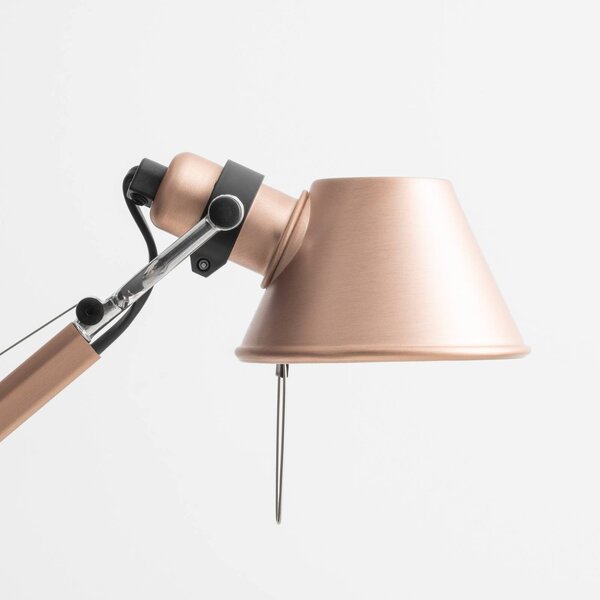 Artemide Lampa stołowa Tolomeo Micro, miedziany, salon / jadalnia, aluminium, design