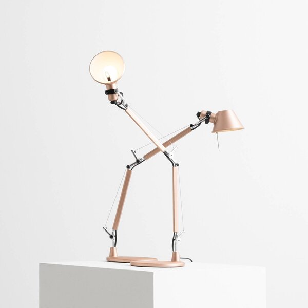 Artemide Lampa stołowa Tolomeo Micro, miedziany, salon / jadalnia, aluminium, design