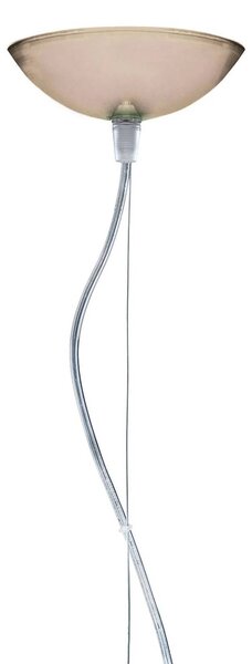 Kartell Lampa wisząca designerska FL/Y, możliwość ściemniania, brązowy / rdzawy, salon / jadalnia, tworzywo sztuczne, design