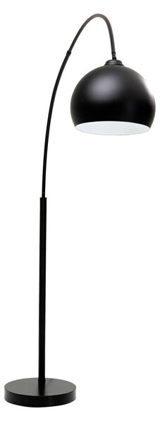 KARE Lounge Small Deal Eco lampa łukowa, czarna, czarny, salon / jadalnia, metal, design