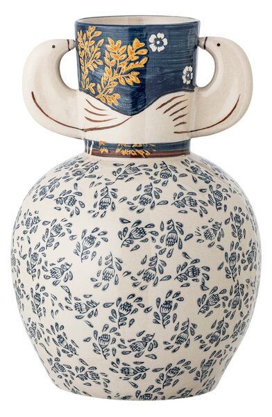 Kamionkowy ręcznie malowany wazon (wysokość 23,5 cm) Hezha – Bloomingville
