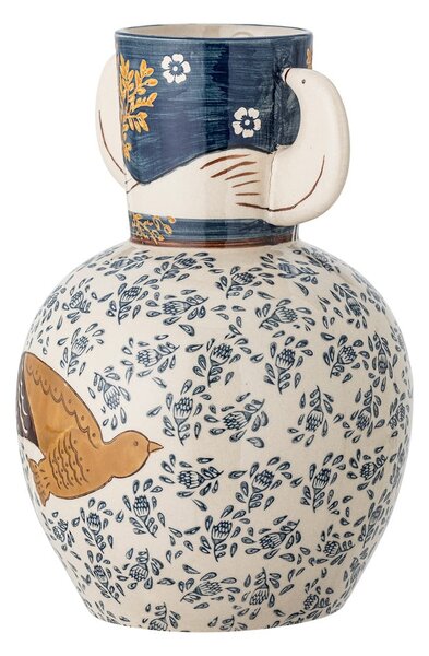 Kamionkowy ręcznie malowany wazon (wysokość 23,5 cm) Hezha – Bloomingville