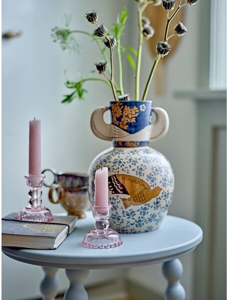 Kamionkowy ręcznie malowany wazon (wysokość 23,5 cm) Hezha – Bloomingville