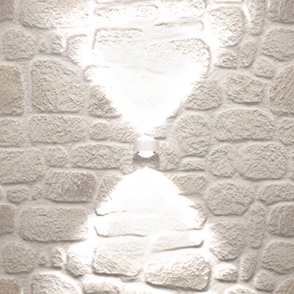 Top Light Kinkiet LED PUK Mini Wall, możliwość ściemniania, biały / opal, salon / jadalnia, metal, design