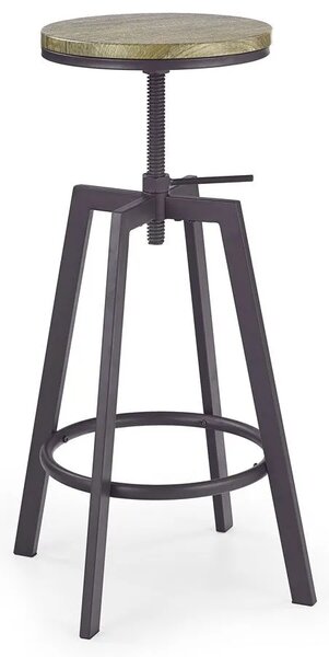 Okrągły industrialny hoker barowy coffee F1-R73