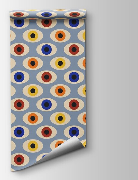 Fototapeta Wzór kolorowych oczu, Fototapety Geometryczne, Popularne Fototapety, u51618v3 - Tapeko.pl