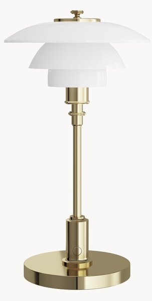 Mała lampa stołowa ze szkła dmuchanego z funkcją przyciemniania PH 1/1