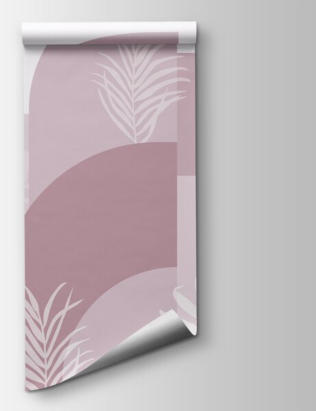 Fototapeta Różowo-biały projekt graficzny, Fototapety Natura, Popularne Fototapety, w02101v4 - Tapeko.pl