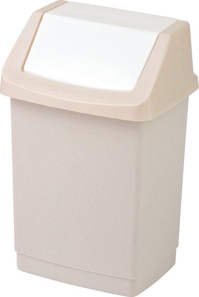 Beżowy plastikowy kosz na śmieci 50 l Click-It – Curver
