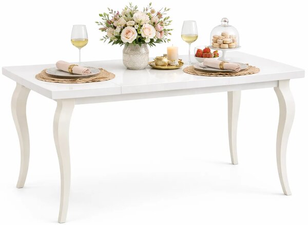 Biały stół rozkładany 140-180 cm M9-P12