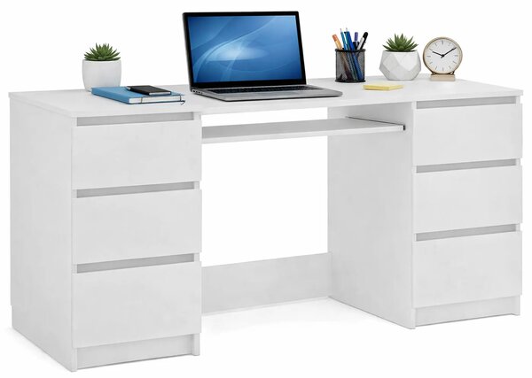 Minimalistyczne biurko białe Z7-K07