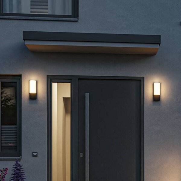 Paulmann Lampa zewnętrzna z czujnikiem ruchu Bonnie, czarny, aluminium