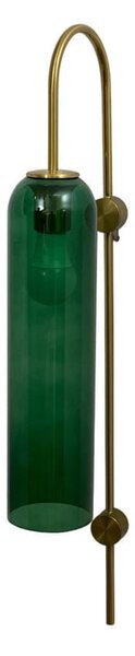 Klok Turq 78cm- nowoczesny kinkiet złoto zieleń