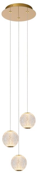 Elegancka lampa wisząca 3 kule MHL0-644