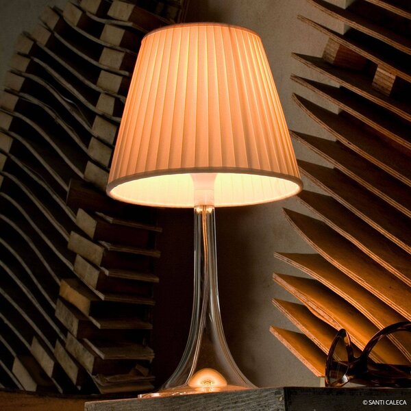 FLOS Lampa stołowa design MISS K, możliwość ściemniania, kremowy / amber, przedpokój, tworzywo sztuczne, design