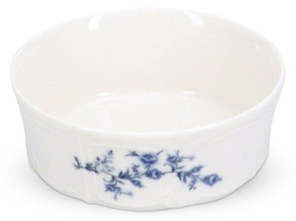 Biała/niebieska porcelanowa miska 410 ml Retro – BonBistro