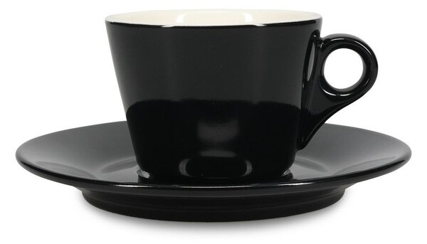 Czarny porcelanowy spodek ø 15,5 cm Barista – BonBistro