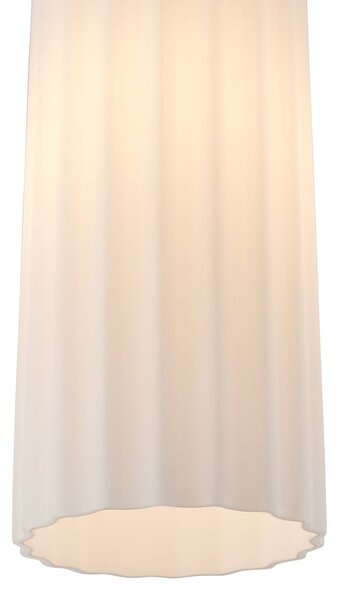 Nordlux Lampa wisząca szklana Miella, możliwość ściemniania, biały / opal, salon / jadalnia, szkło