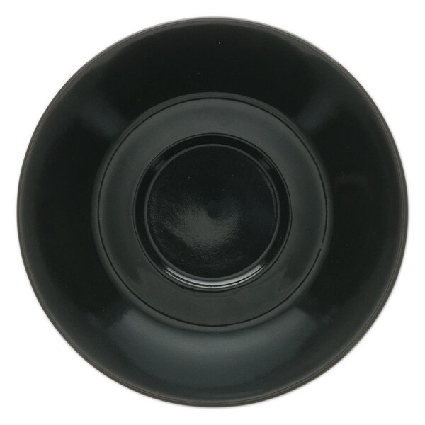 Czarny porcelanowy spodek ø 15,5 cm Barista – BonBistro