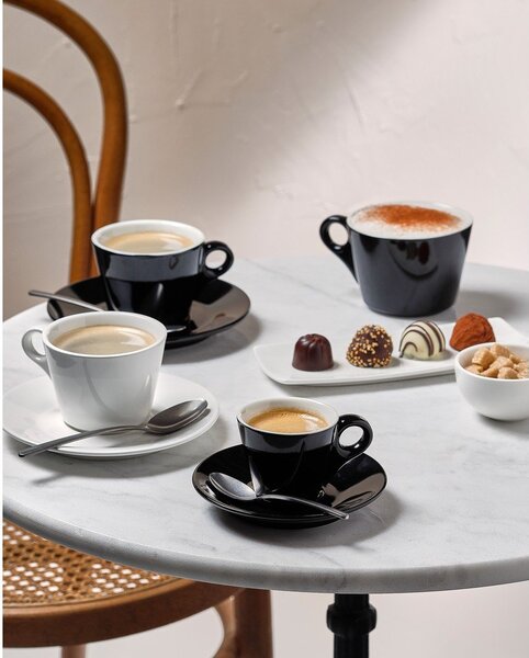 Czarny porcelanowy spodek ø 15,5 cm Barista – BonBistro