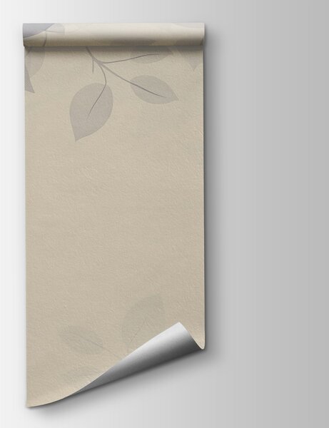 Fototapeta Białe tło z liśćmi, Fototapety Natura, Popularne Fototapety, w08551 - Tapeko.pl