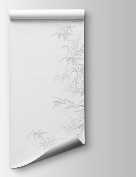 Fototapeta Białe tło z liśćmi, Fototapety Natura, Popularne Fototapety, w08555v1 - Tapeko.pl