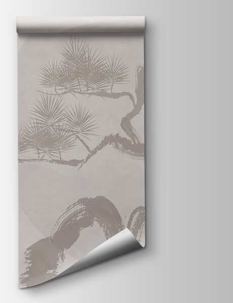 Fototapeta Drzewo z narysowanymi gałęziami i liśćmi, Fototapety Natura, Popularne Fototapety, w08556 - Tapeko.pl