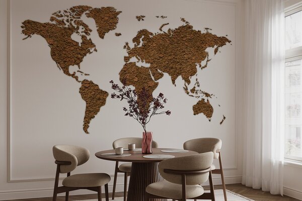 Fototapeta Mapa świata, Fototapety z mapami świata, Popularne Fototapety, w02657v4 - Tapeko.pl