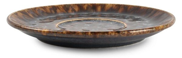 Brązowy porcelanowy spodek ø 15 cm Resto – BonBistro