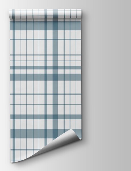 Fototapeta Niebiesko-biała kratka, Fototapety Abstrakcja, Popularne Fototapety, w02852v1 - Tapeko.pl