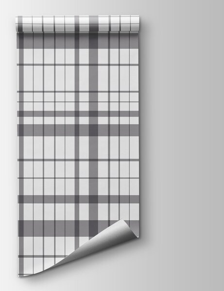 Fototapeta Szaro-biała kratka, Fototapety Abstrakcja, Popularne Fototapety, w02852 - Tapeko.pl