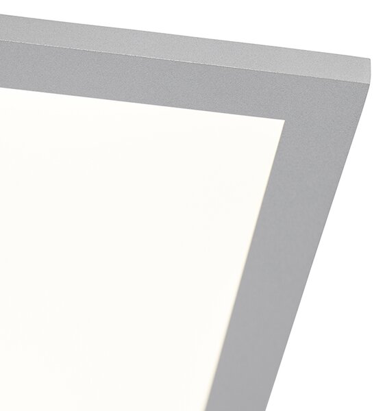 Stalowa lampa sufitowa 120cm z wbudowanym LED i pilotem - Liv