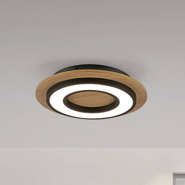 JUST LIGHT. GmbH Lampa sufitowa Tola, jasne drewno, salon / jadalnia, drewno, nowoczesny