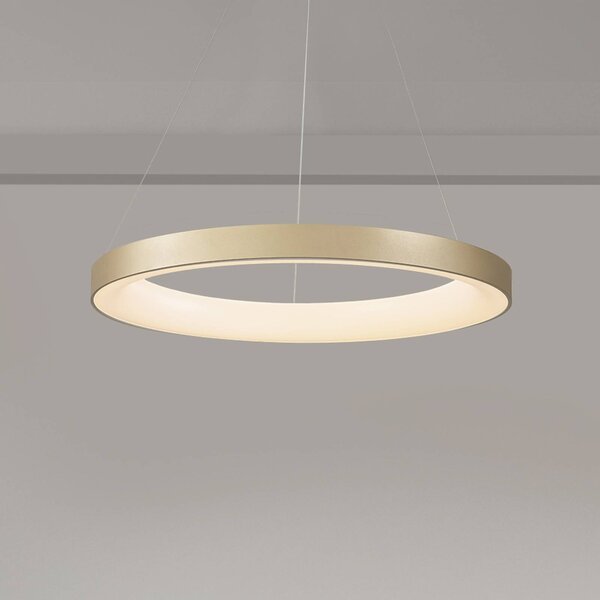 Mantra Iluminación Lampa wisząca Niseko II, możliwość ściemniania, mosiężny / złoty, salon / jadalnia, metal, nowoczesny